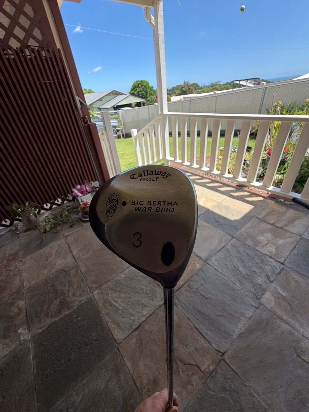 Callaway Big Bertha War Bird 3 Wood Steel Shaft Memphis 10